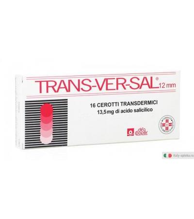 TRANS-VER-SAL cerotti transdermici 12 mm 13,5 mg acido salicilico 16 pz