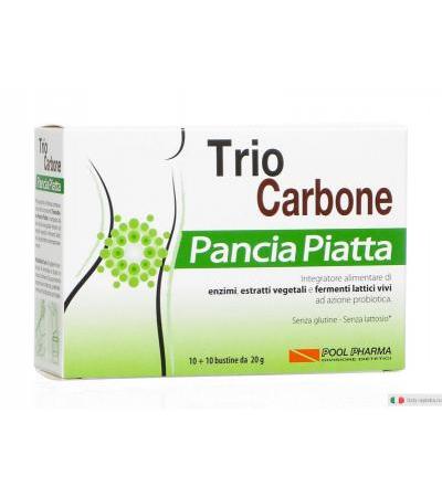 Trio Carbone Pancia Piatta 10+10 bustine