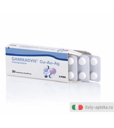 Unda Gammadyn Cu-Au-Ag Medicinale Omeopatico 30 Compresse