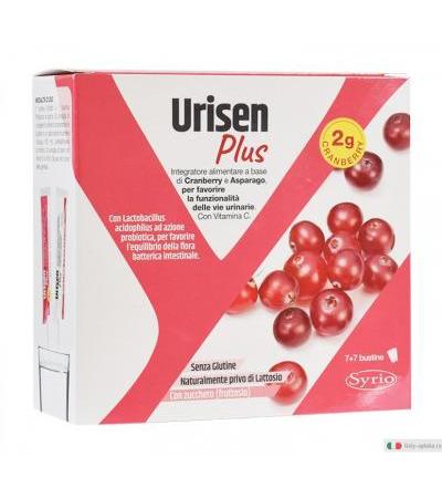 Urisen Plus integratore alimentare utile per il benessere delle vie urinarie 14 bustine