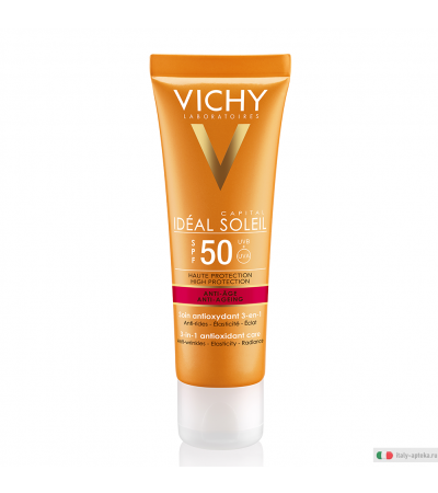 Vichy Ideal Soleil SPF 50 Alta Protezione UVB + UVA Anti-Età 50ml