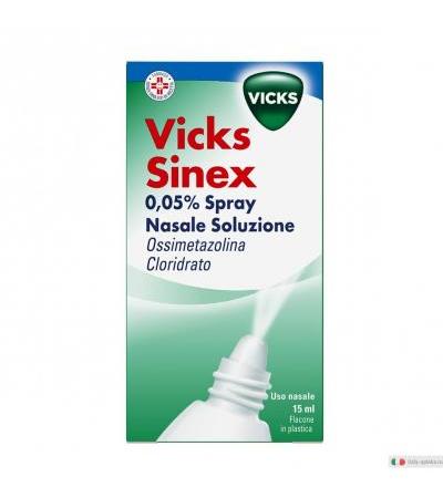 Vicks Sinex 0,05% Spray nasale soluzione 15ml