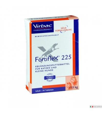 Virbac Fortiflex 225mg alimento complementare per gatti e cani per la cartilagine 30 compresse