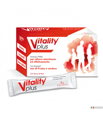 Vitality Plus mix di frutta e verdura OFFERTA SPECIALE 2x12 stick pack da 10ml