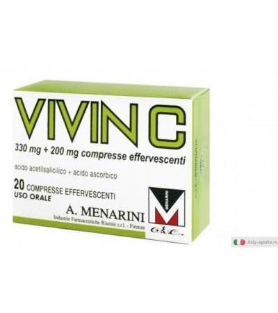 Vivin C 20 compresse effervescenti 330 mg + 200 mg
