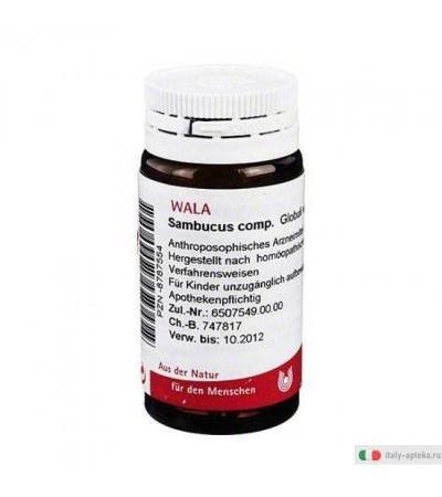 Wala Sambucus Comp medicinale omeopatico 20 globuli