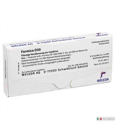 Weleda Formica D30 medicinale omeopatico 8 fiale