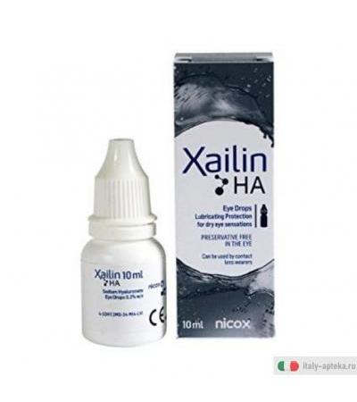 Xailin HA collirio multidose lubrificante 10ml
