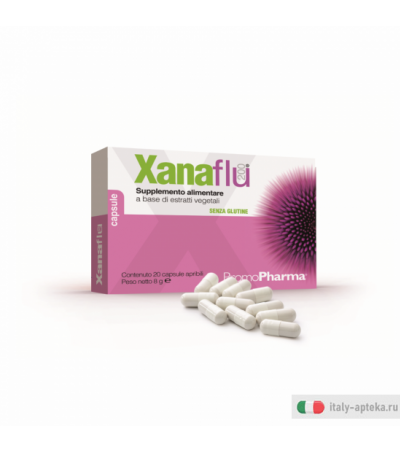 Xanaflu 200 difese naturali e funzionalità respiratorie 20 capsule apribili