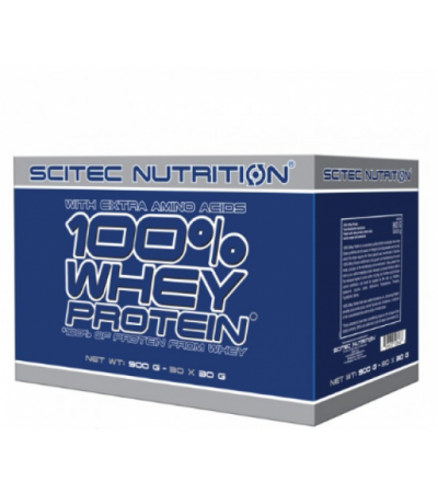 SCITEC 100% WHEY PROTEIN BOX 30 BUSTE DA 30 GR Variety