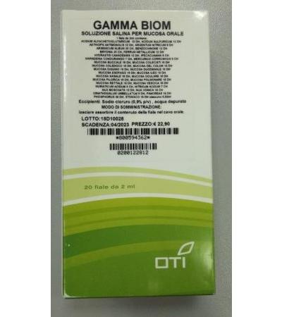 Gamma Biom Comp 20f Fisiol 2ml