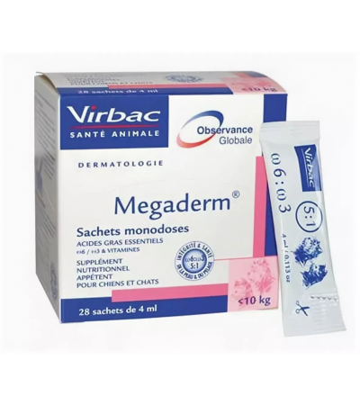 Virbac Megaderm - 28 Sacchetti da 4 ml.