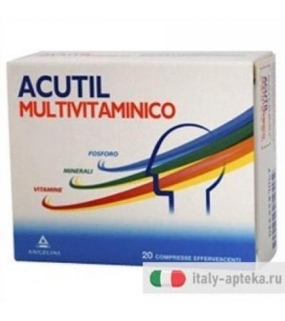 Acutil Multivitaminico 20 Compresse Effervescenti