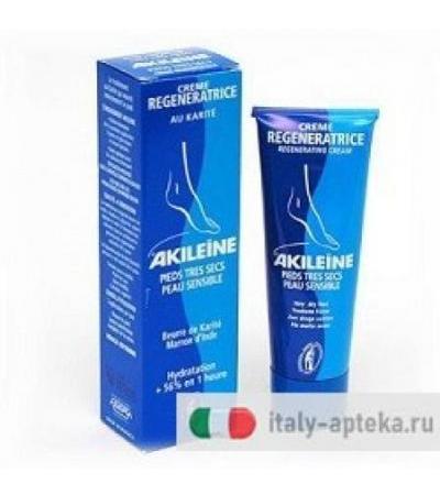 Akileine Crema Blu  Rigenerante Anti Piedi Secchi 50ml