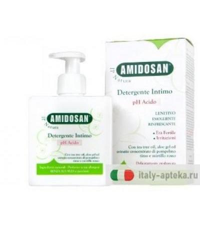 Amidosan II Natura Detergente Intimo Ph Acido 250ml