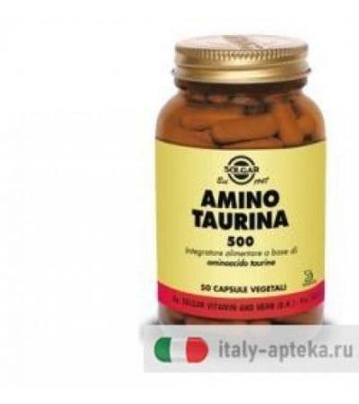 Amino Taurina 500 Solgar 50 Capsule