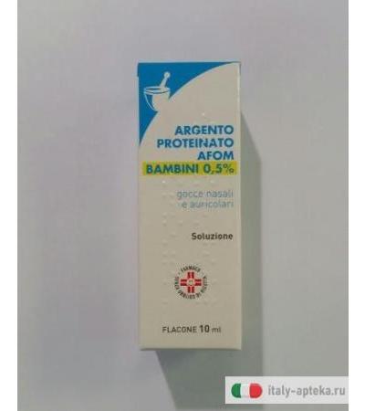 Argento Proteinato Afom 0,5% 10ml