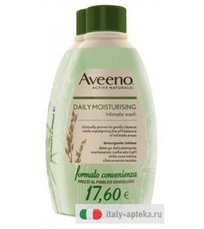 Aveeno Daily Moisturising Detergente Intimo 2x500ml