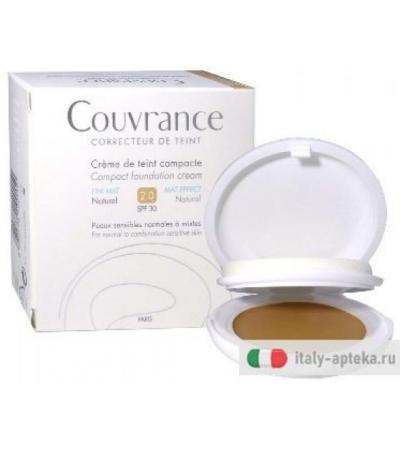 Avene Crema Compatta Colorata Oil Free Naturale