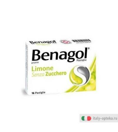 Benagol Aroma Limone Senza Zucchero 16 pastiglie