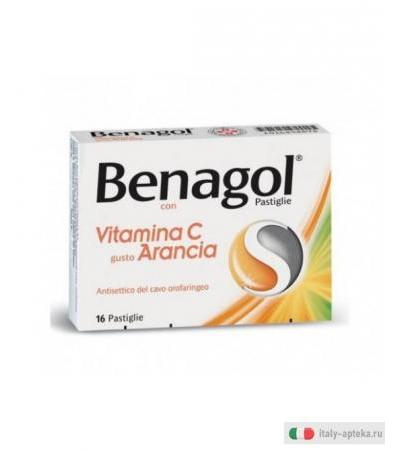 Benagol Vitamina C aroma Arancia 16 pastiglie
