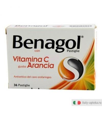 Benagol Vitamina C aroma Arancia 36 pastiglie