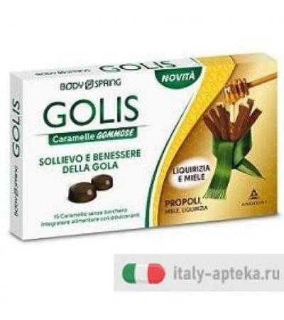 Body Spring Golis Liquirizia E Miele 15 Caramelle Gommose