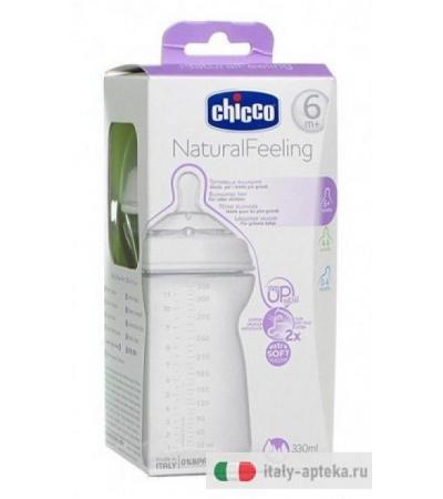 Chicco Biberon Natural Feeling 6m+ 330ml