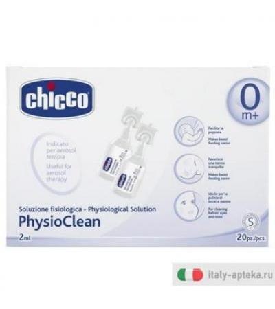 Chicco Physio Clean Soluzione Fisiologica 2ml 20 Pezzi