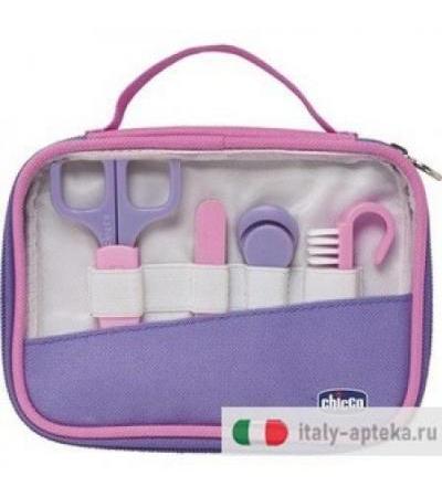 Chicco Set Igiene Happy Hands Rosa-Lilla