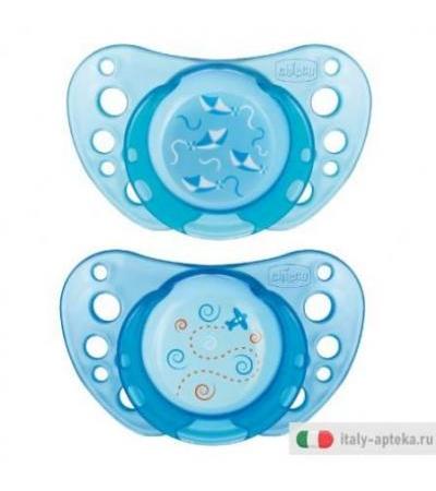 Chicco Succhietto Air Boy Silicone 0-6 2pz