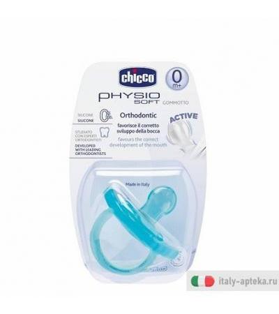 Chicco Succhietto Physio Soft Silicone Viola 0m+