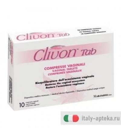 CLIVON TAB COMPRESSE VAG 10PZ