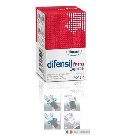 Difensil Ferro Gocce 2 Flaconcini