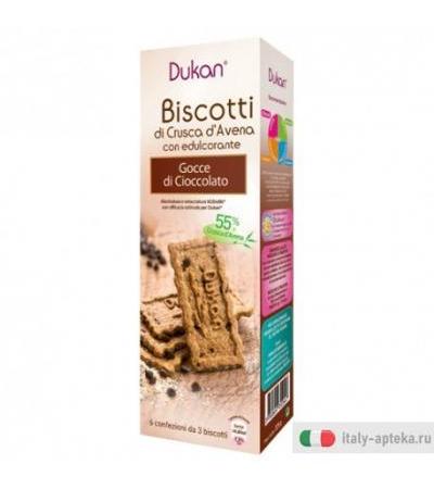 Dukan Biscotti Crusca d'avena con gocce di cioccolato