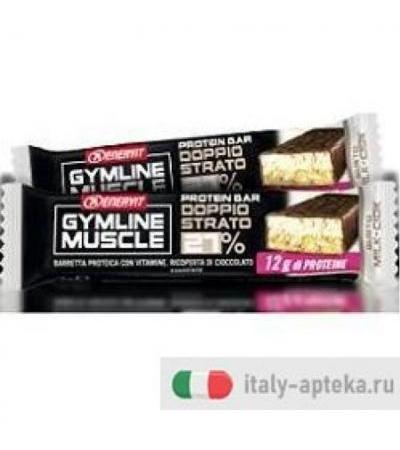 Enervit Gymline Muscle 27% Doppio Strato Gusto Milk-Ciock 1 Barretta