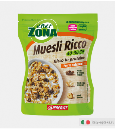 Enerzona Muesli Ricco 40-30-30 230g