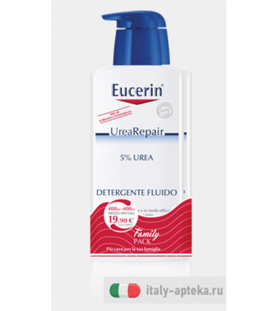 Eucerin 5% Urea Repair Detergente 400+400ml