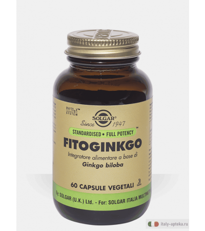 Fitoginkgo 60 Capsule Vegetali