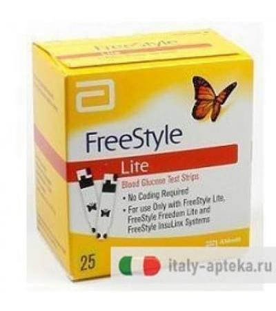 Freestyle Lite 25 Strisce Glicemia
