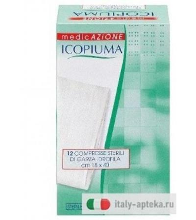 GARZA ICOPIUMA 18X40CM 12PZ