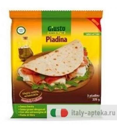 GIUSTO S/G PIADINA 200G