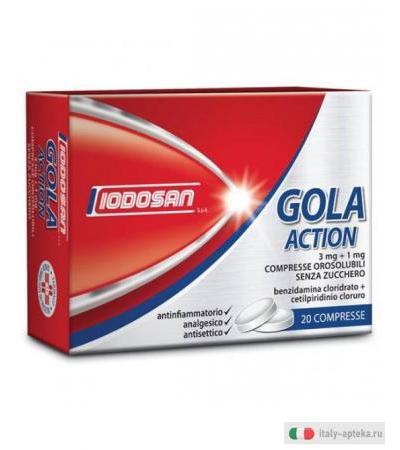 Gola Action 20 Compresse Orosolubili 3mg+1mg