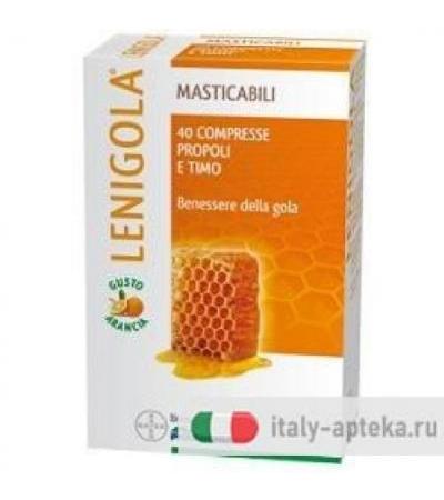 Lenigola Masticabili Gusto Arancia 40 Compresse