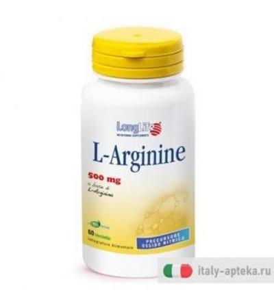 Longlife L-Arginine 60 Tavolette