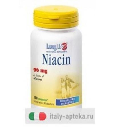 Longlife Niacin 96mg 100cpr