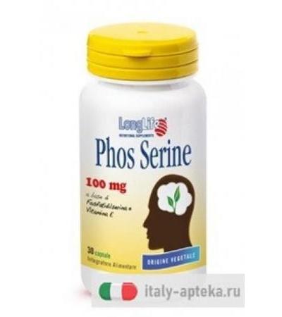 Longlife Phos Serine 30 Capsule