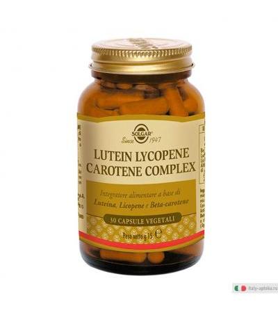 Lutein Lycopene Carotene Complex Solgar 30 Capsule