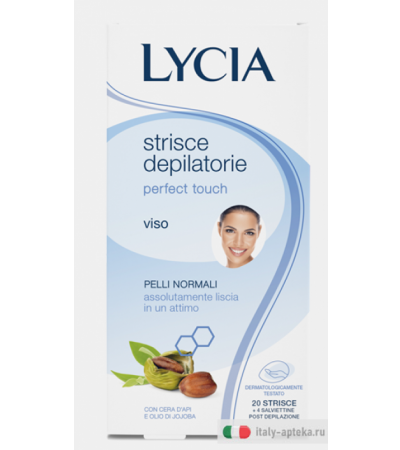 Lycia Strisce Depilatorie Viso Perfect Touch