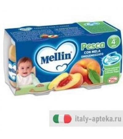 Mellin Omogeneizzato Pesca 2x100g